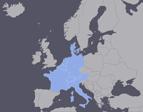 Landen waar wij te vinden zijn Benelux, Duitsland, Denemarken, Zwitserland, Oostenrijk, Italië en Frankrijk